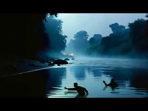 Hình ảnh người đang cố gắng cứu người chết đuối, thể hiện sự nỗ lực và hy vọng.